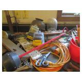 Trickle charger, drill bits, nut dr...