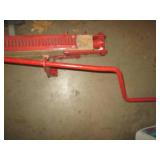 Heavy duty hi-lift jack attached to...