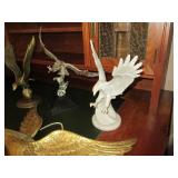 Eagle statue collection made from b...