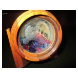 Vintage Wood kaleidoscope with stan...