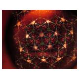 Vintage Wood kaleidoscope with stan...