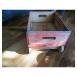 Vintage wooden Coca-Cola crate repu...