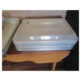 Assorted size metal bakeware pans w...
