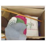 Table linens, bed linens, travel mu...