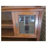 Beautifully crafted 2pc wood desk w...
