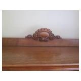 Beautifully crafted 2pc wood desk w...