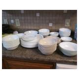 Huge lot of Corelle plates, saucers...