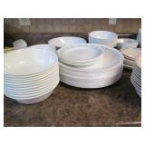 Huge lot of Corelle plates, saucers...