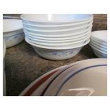 Huge lot of Corelle plates, saucers...