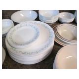 Huge lot of Corelle plates, saucers...