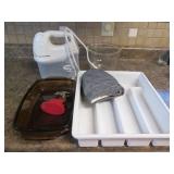 Food chopper, hand mixer, mugs, fla...