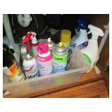 All cleaners and supplies under kit...