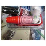 Glass cutting board, disposable bak...