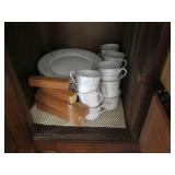 Floral rimmed fine China plates, sa...