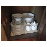 Floral rimmed fine China plates, sa...