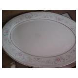 Floral rimmed fine China plates, sa...