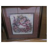 Floral rimmed fine China plates, sa...