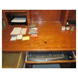 Heavy duty wood 2pc executive desk ...