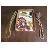 Vintage costume jewelry, metal fini...