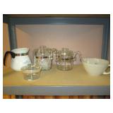 Vintage Corningware pitcher, glass ...