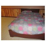 Full size wood head and foot board ...