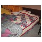 Full size wood head and foot board ...