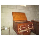 Vintage wood Podiums style top Ches...