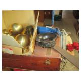 Massive lot of hand tools, 2 bench ...