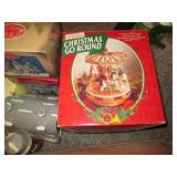 Vintage Christmas ornaments, lighte...