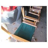 4 wood framed folding director styl...