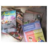 Large lot of knitting books and lit...