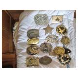 Belt buckle collection including Ma...