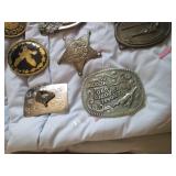 Belt buckle collection including Ma...