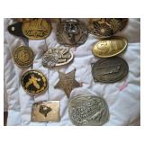 Belt buckle collection including Ma...