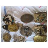 Belt buckle collection including Ma...