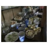 Large variety of vintage glassware ...