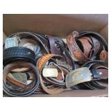 Box of mostly leather men