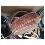 Box of mostly leather men