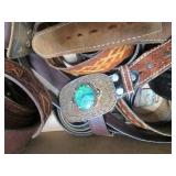 Box of mostly leather men