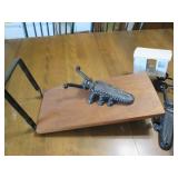 Vintage Cast Iron horse drawn Milk ...