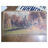 Vintage metal Farmers Union member ...