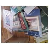 Huge lot of needle point patterns, ...