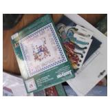 Huge lot of needle point patterns, ...