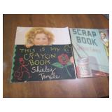 Vintage Shirley Temple scrapbook an...