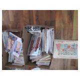 2-Box lot of assorted vintage cloth...