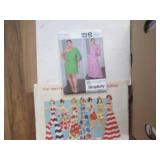 2-Box lot of assorted vintage cloth...