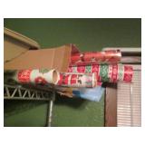 Christmas decor, wrapping paper and...