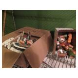 Christmas decor, wrapping paper and...