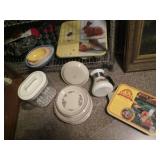 Variety of Corelle plates, Metal Co...