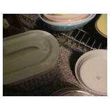 Variety of Corelle plates, Metal Co...